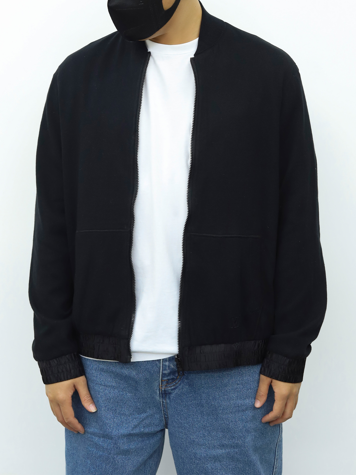 LV两面穿拉链夹克 白色