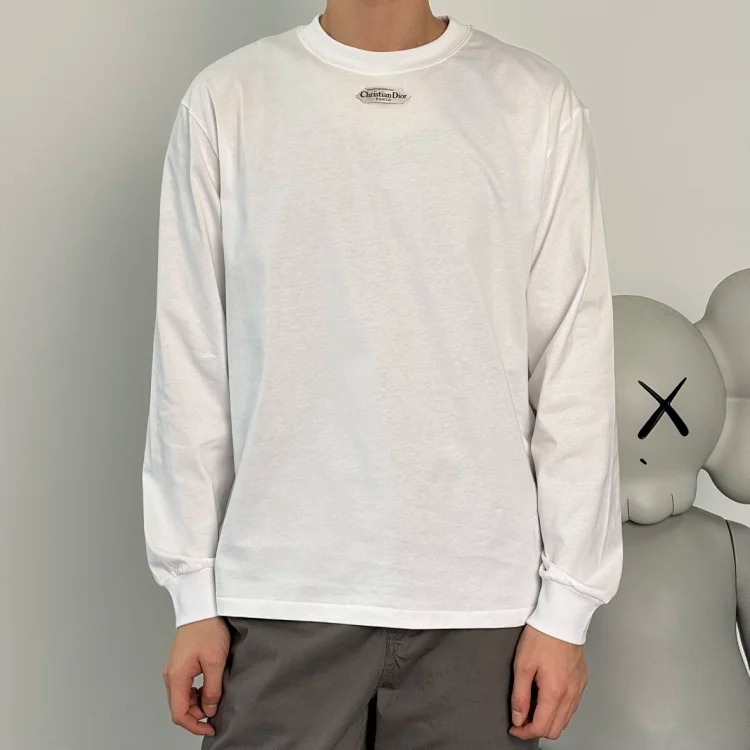 Dior CD Flat knit long sleeved T-shirt