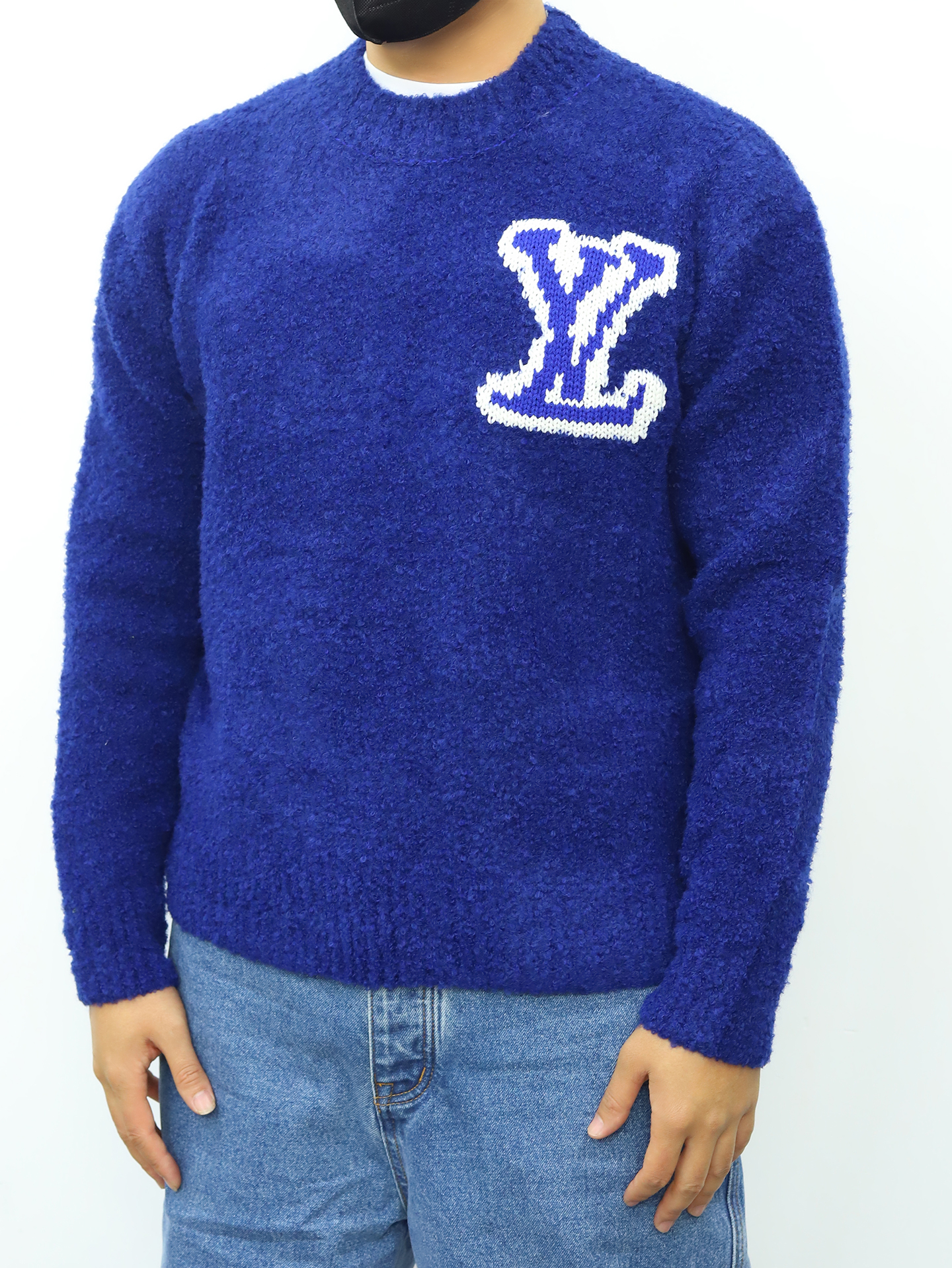 LV圆领毛衣 棕色