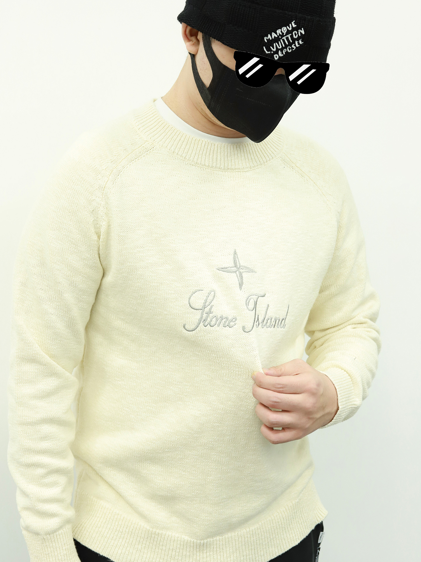 SI wool bend sweater