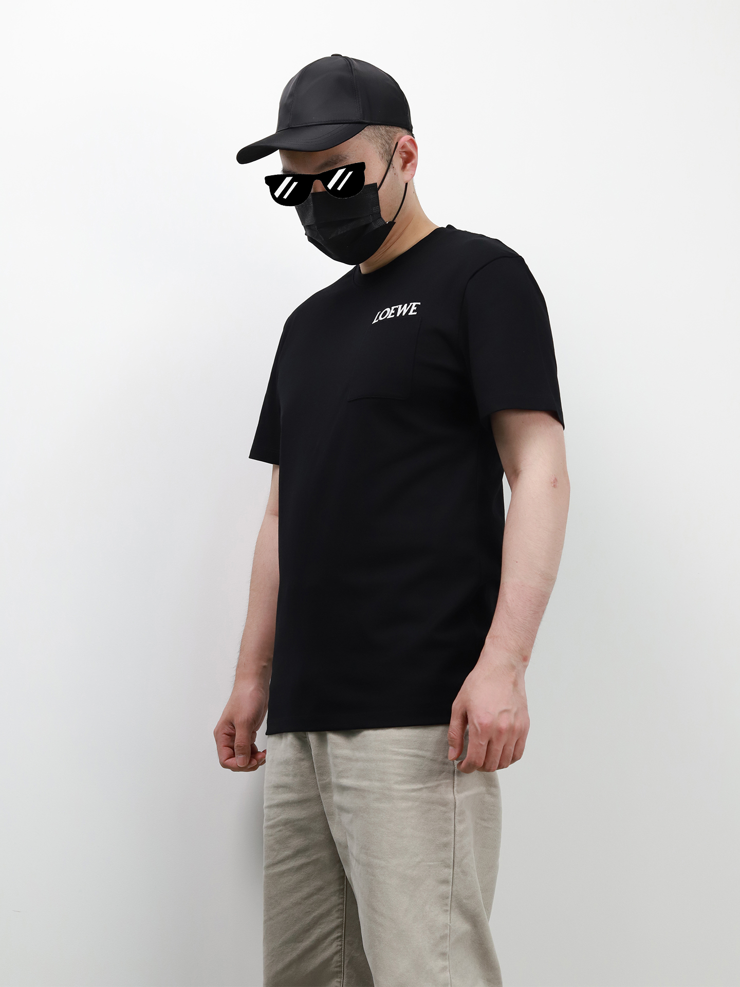 Loewe pocket embroidery tee