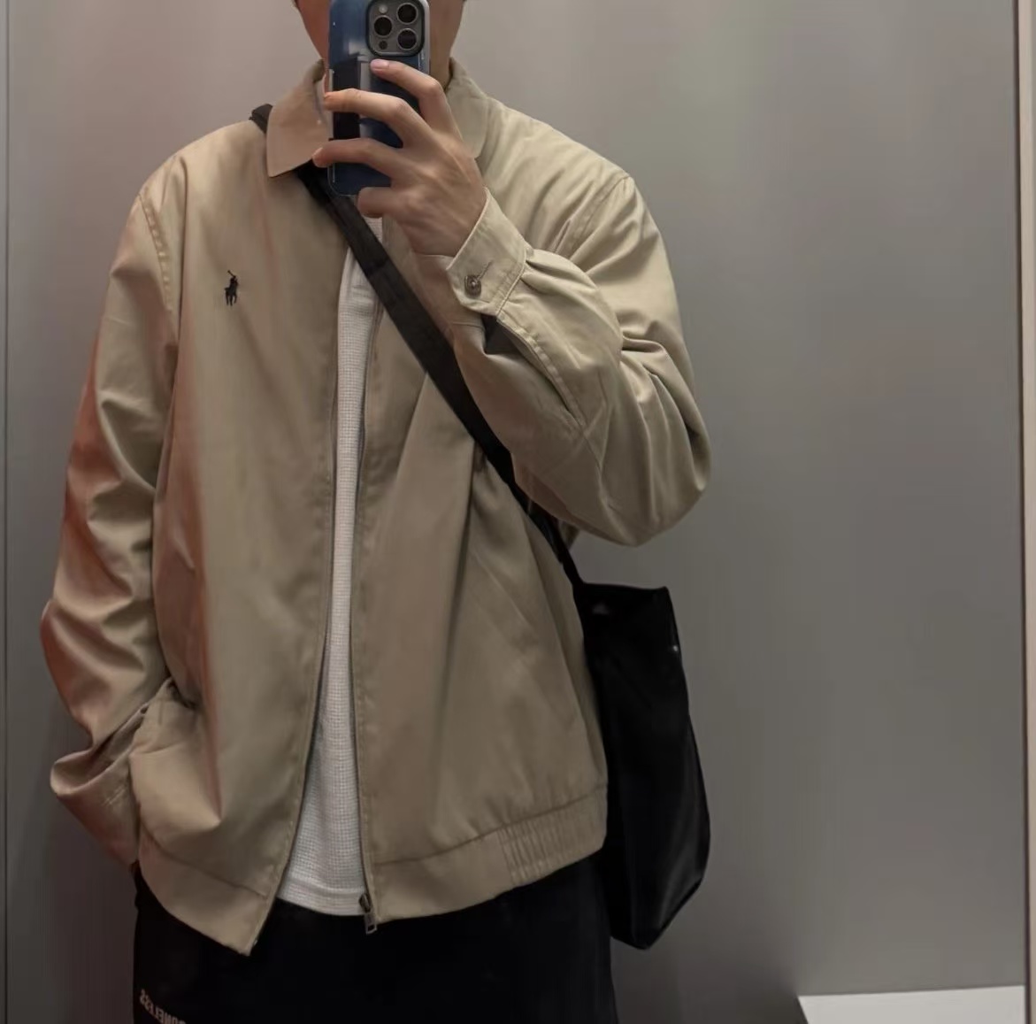 RL peach skin jacket