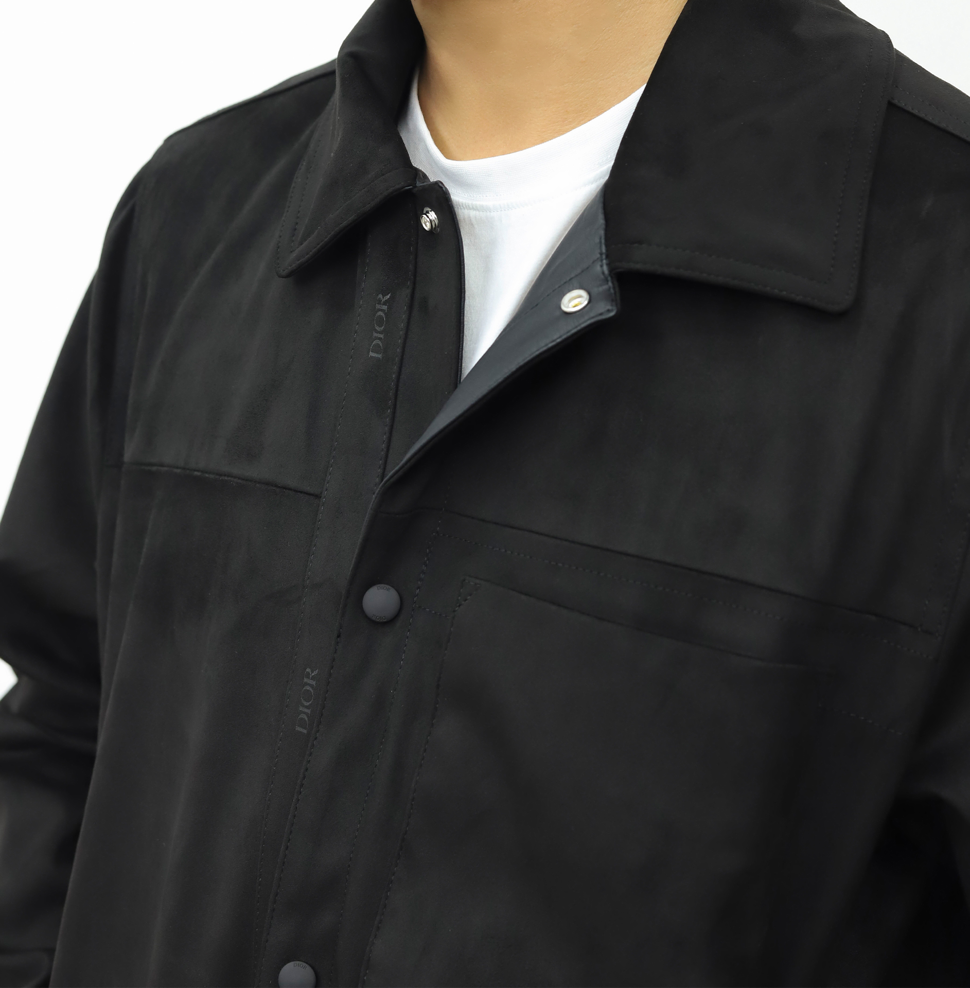 Dior西式扣子夹克 灰色