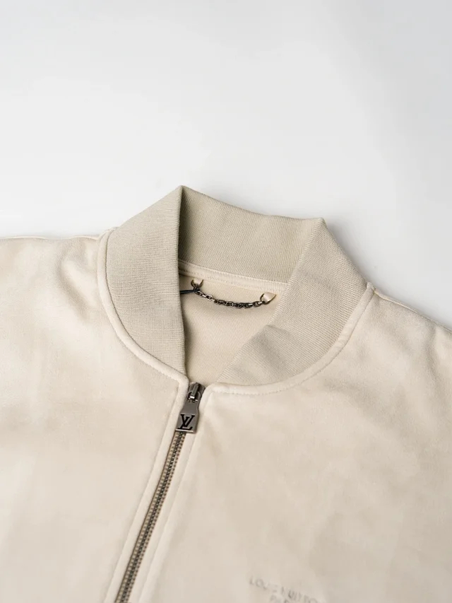 Item ID 9119 1V Imported suede like composite fabric with suede texture, pilot casual version jacket