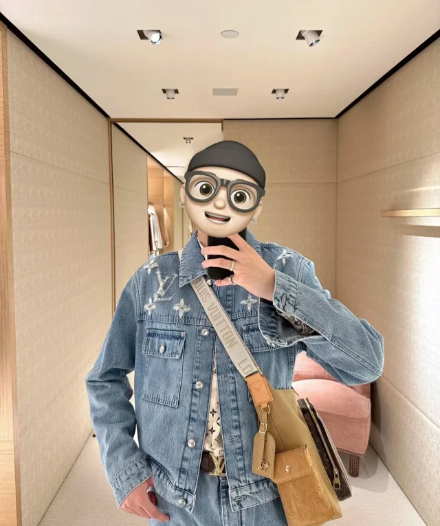 Item ID 9113 1V High-end custom FW26 Logo single-breasted lapel pocket long-sleeved denim jacket