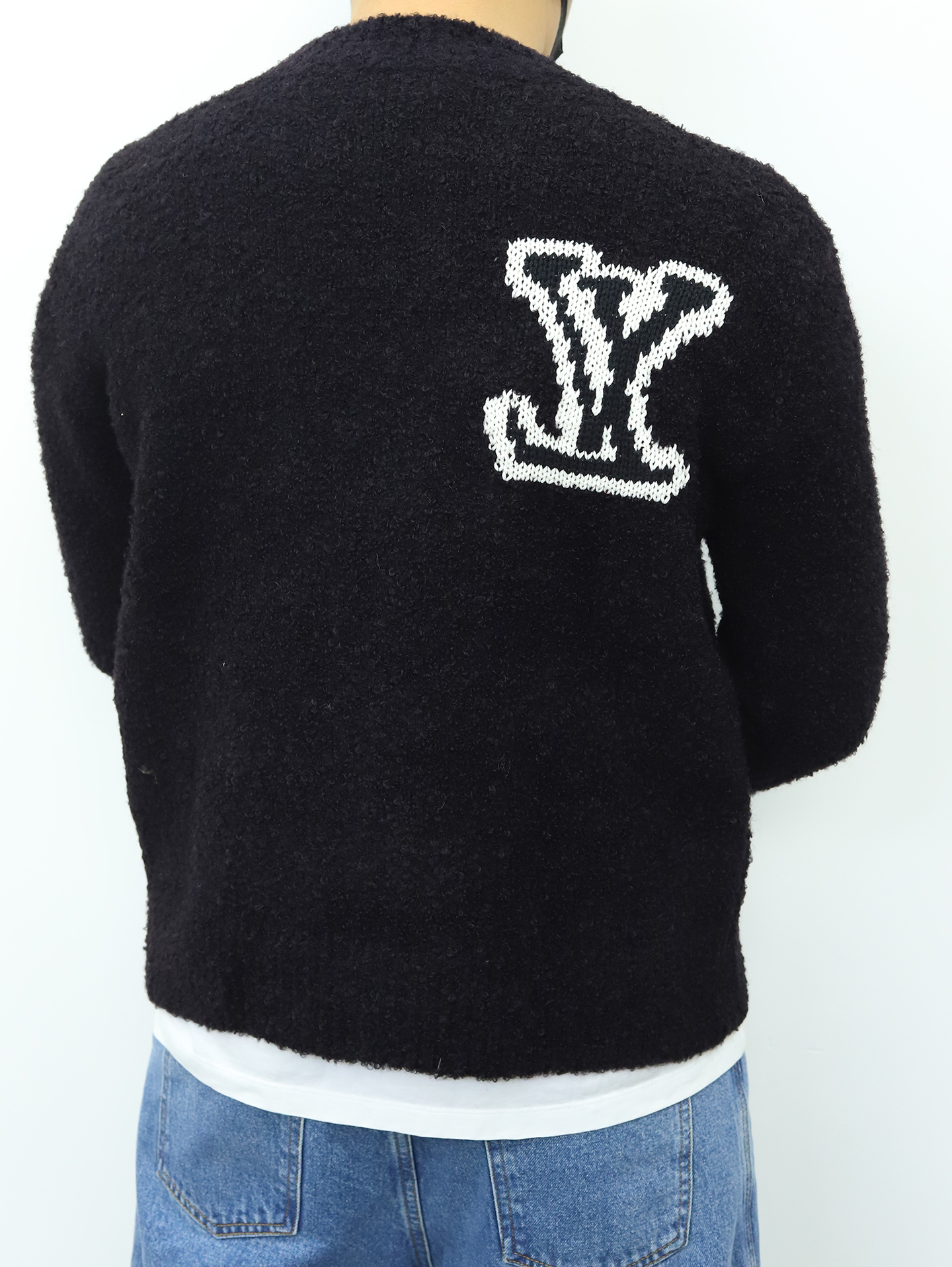 LV圆领毛衣 棕色