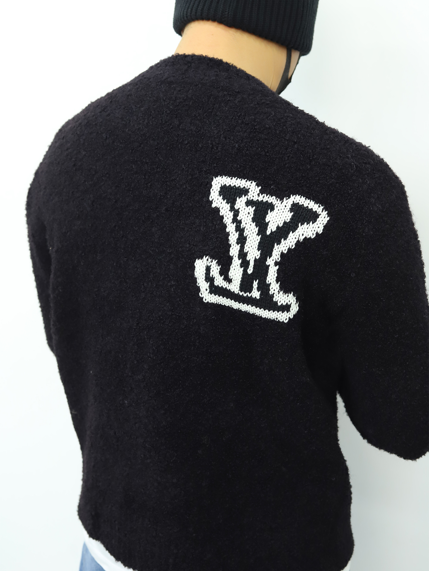 LV圆领毛衣 棕色