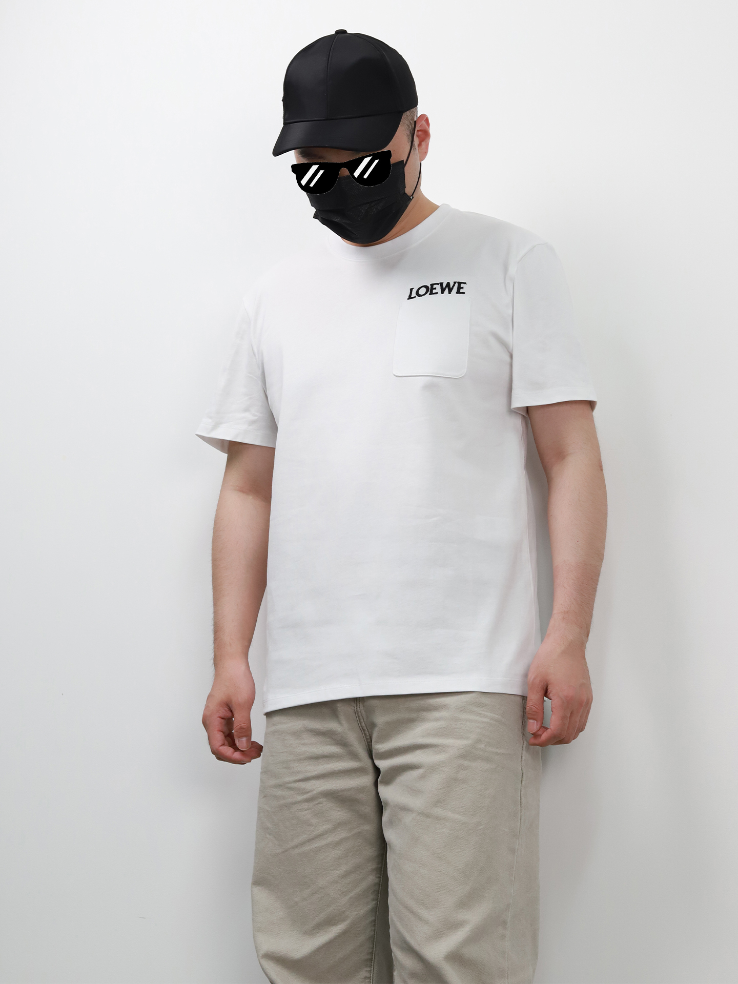 Loewe pocket embroidery tee
