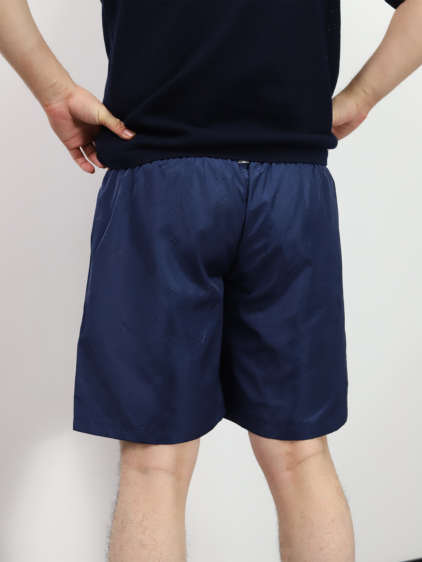 1V 3D Monogram swim shorts