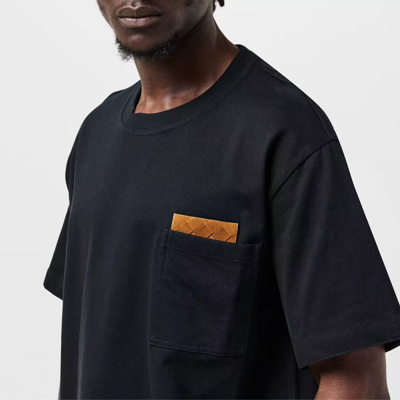 BV leather patch tee