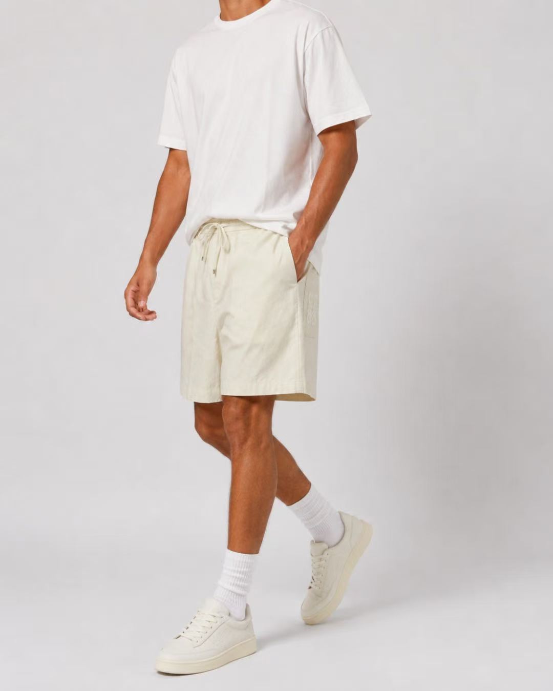 LOE Embroidered Lyocell Shorts