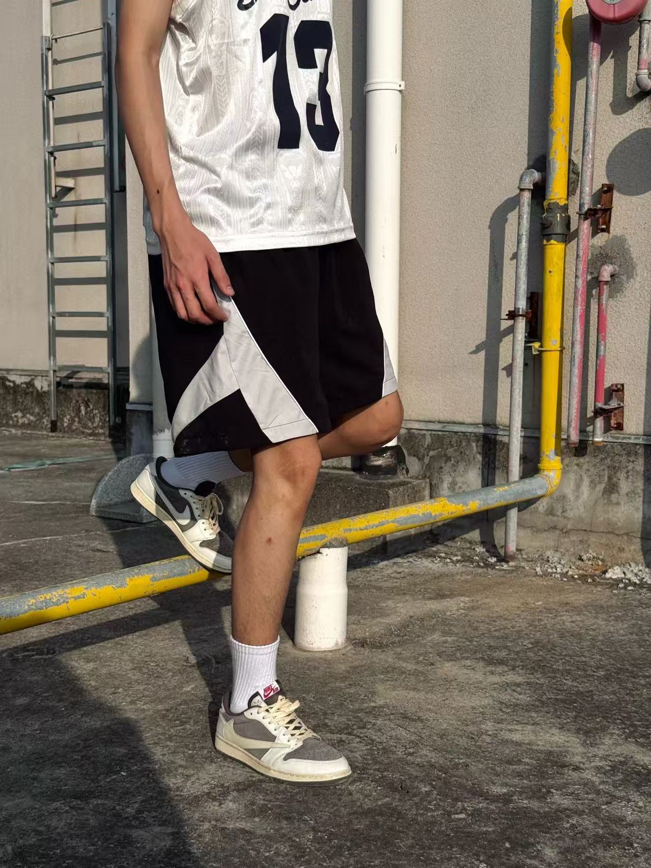 ACNE 3D Embroidered Splicing Shorts