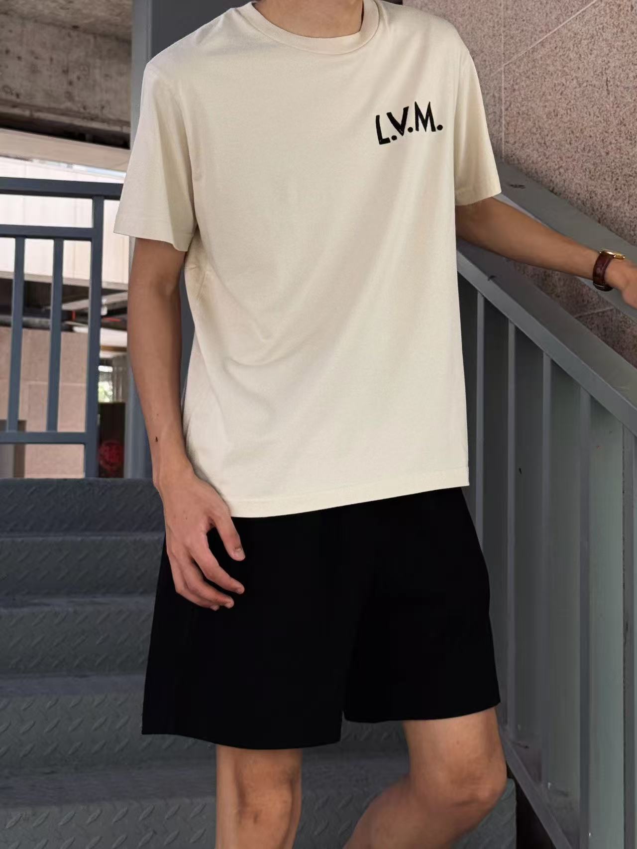 L. V.M towel embroidery TEE
