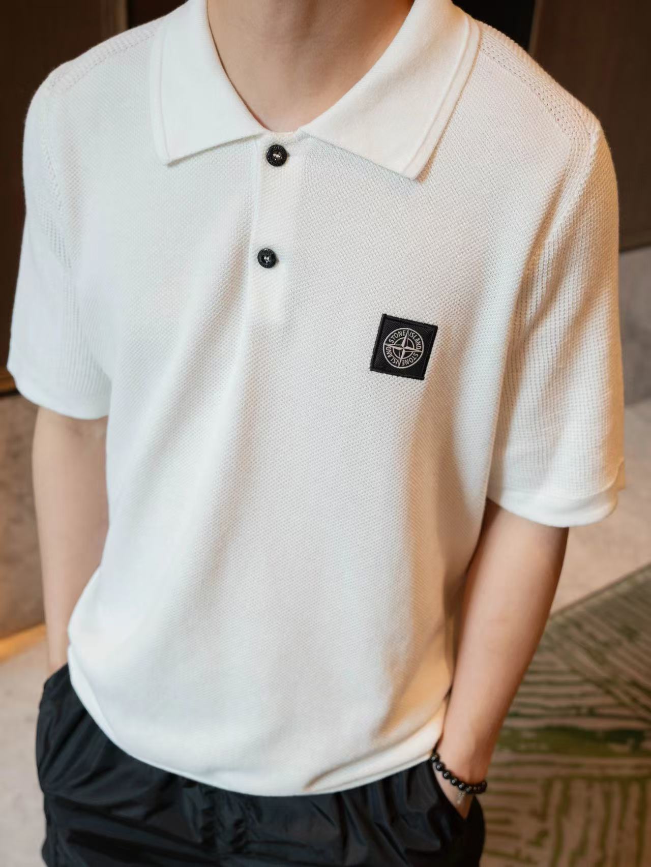 SI Patch Knitted Polo