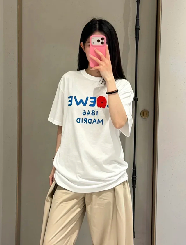 P199 Item ID 9092 LOE SS26 180th Anniversary Limited Series Official Color Card for Imported Yarn Cotton Straight Tube Hooded Round Neck Short Sleeve T-shirt Loose Edition Unisex