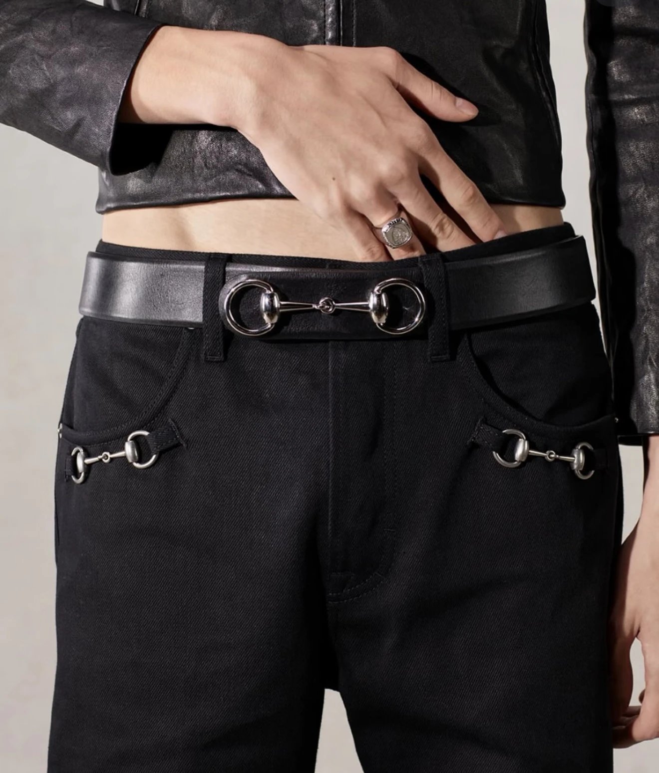 GU Horsebit1955 leather belt