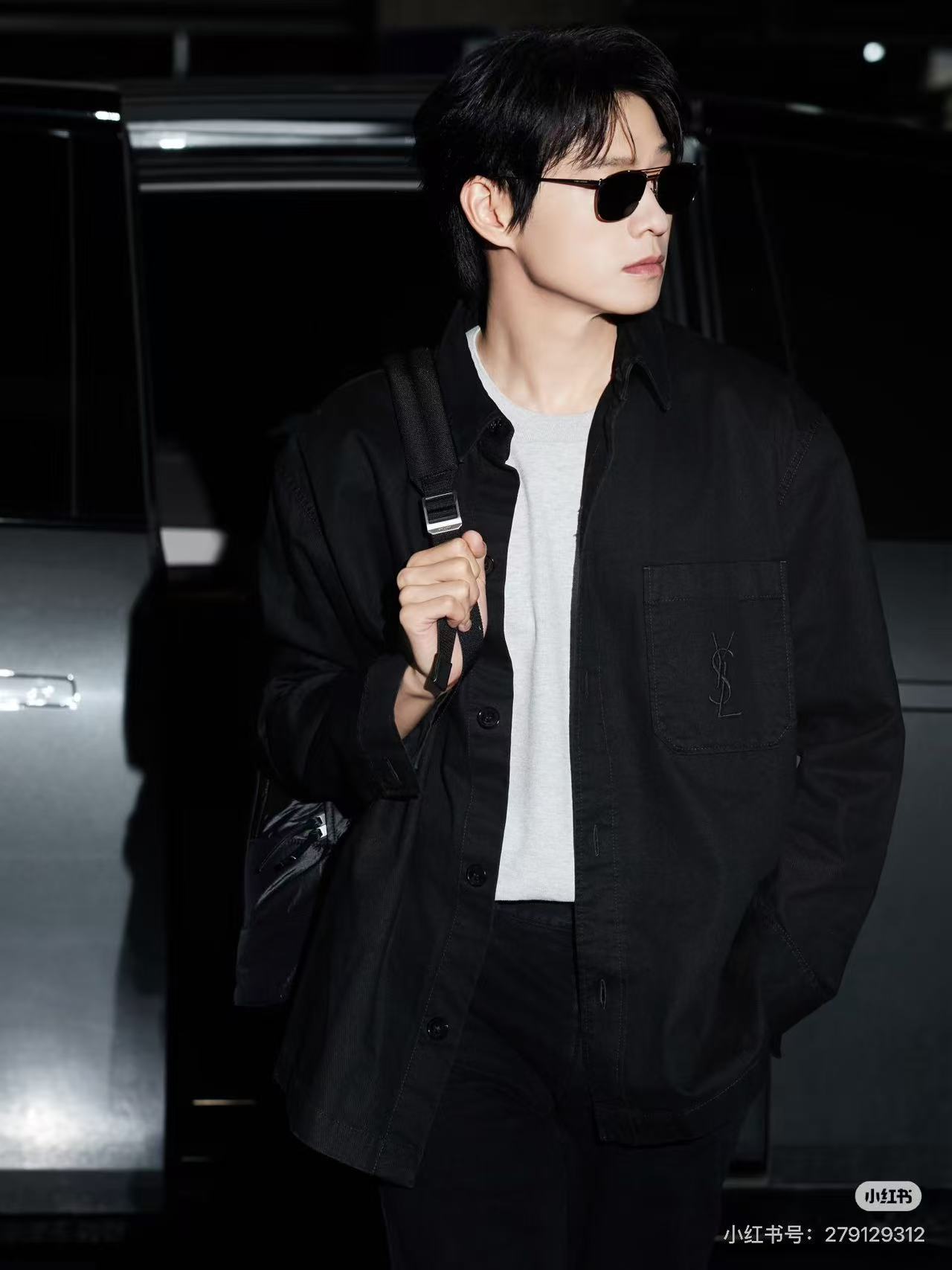 YSL denim shirt