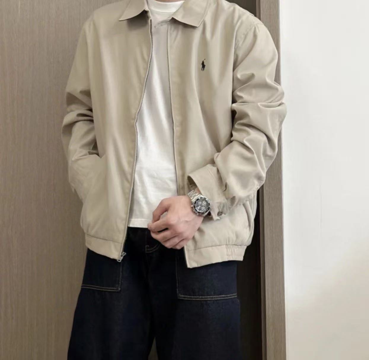 RL peach skin jacket