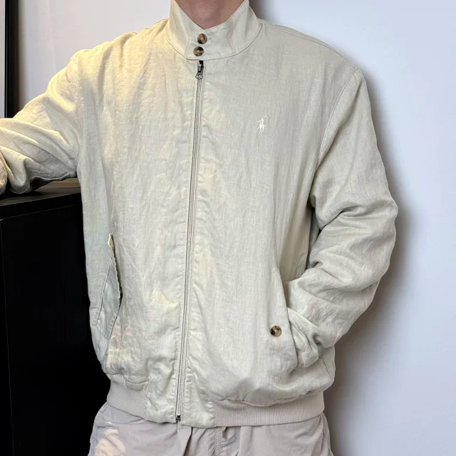 Item ID 9122 Ralph Bedford Linen Long Sleeve Zipper Jacket Standard Edition for Men