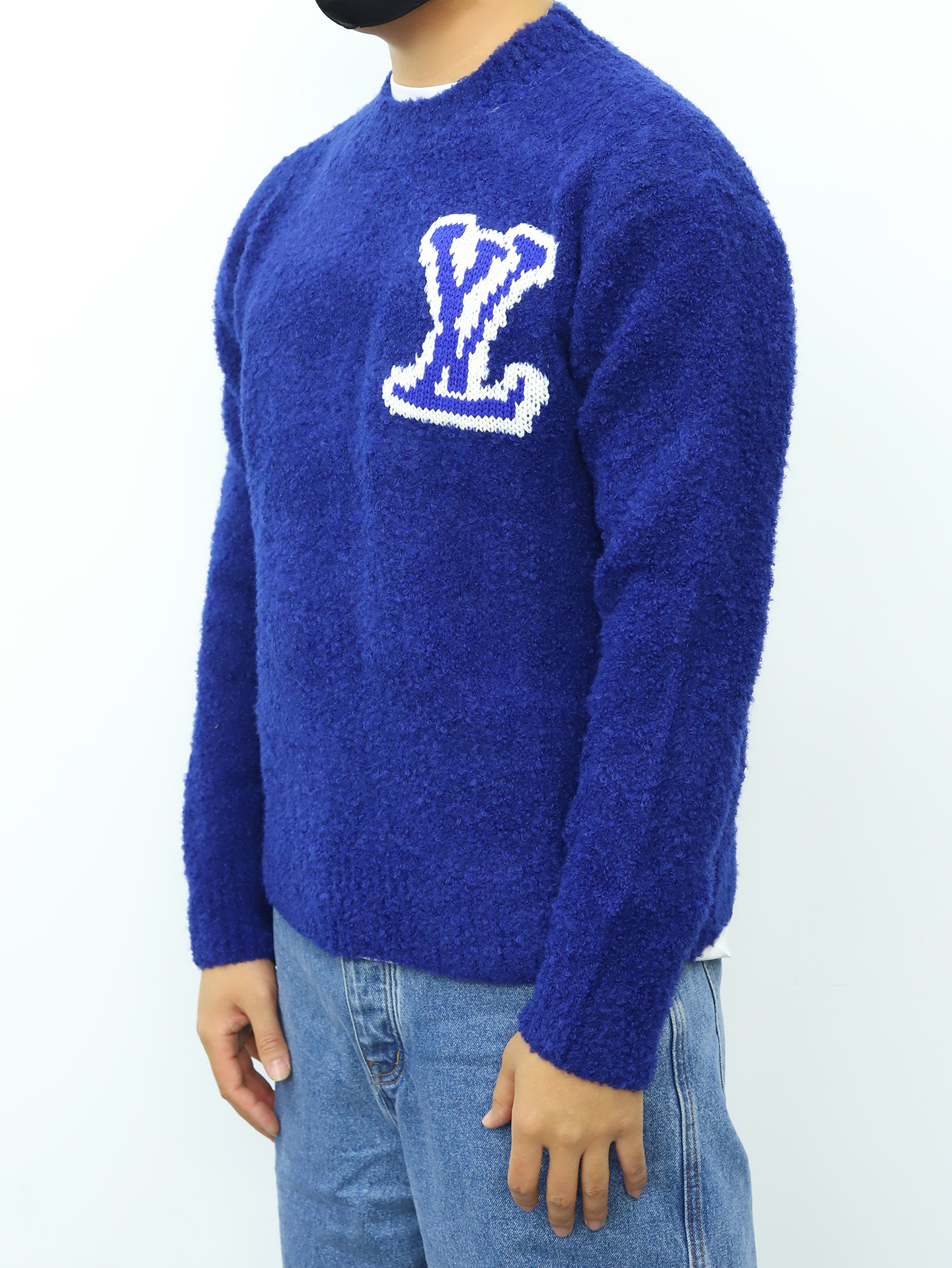 LV圆领毛衣 棕色