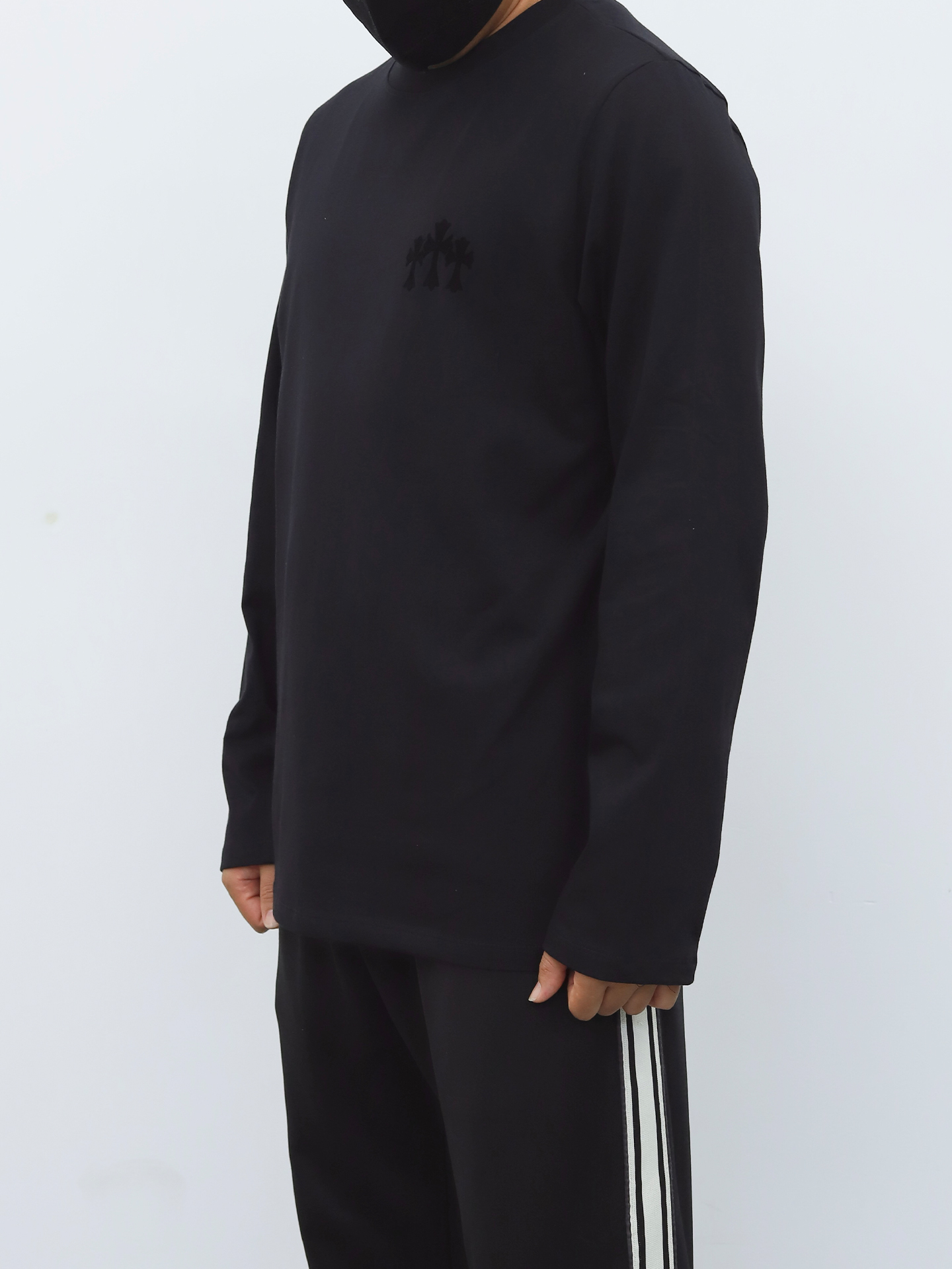 克罗心十字长袖 灰色