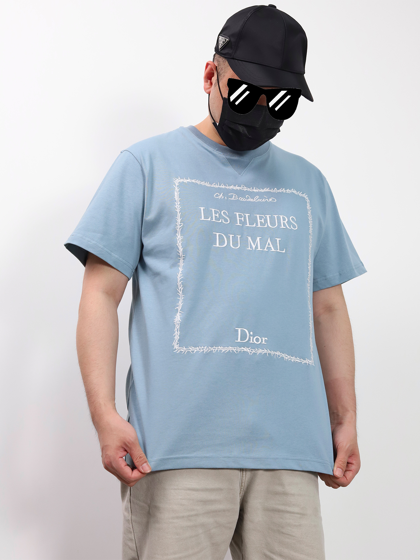 D1or LES FLEURS tee