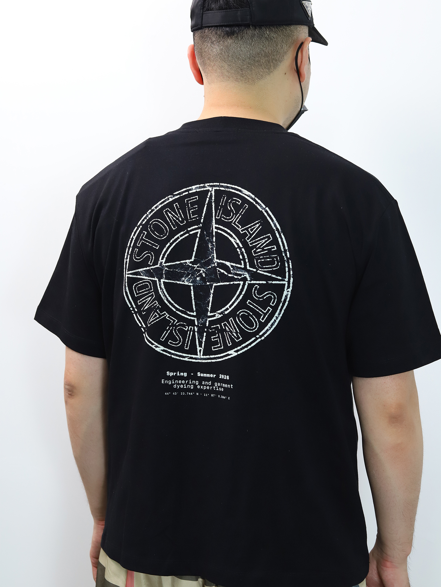 SI double fade print tee