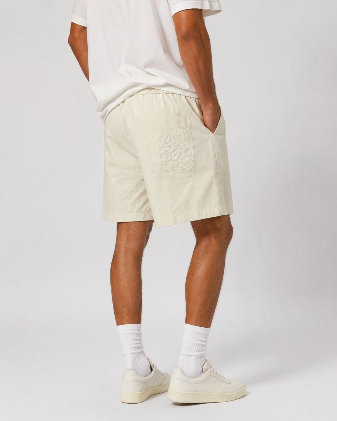 LOE Embroidered Lyocell Shorts