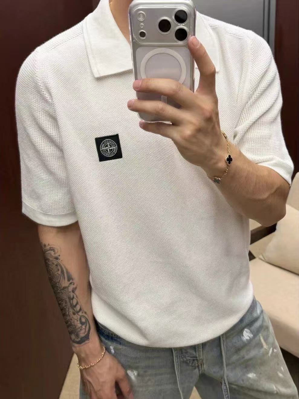 SI Patch Knitted Polo