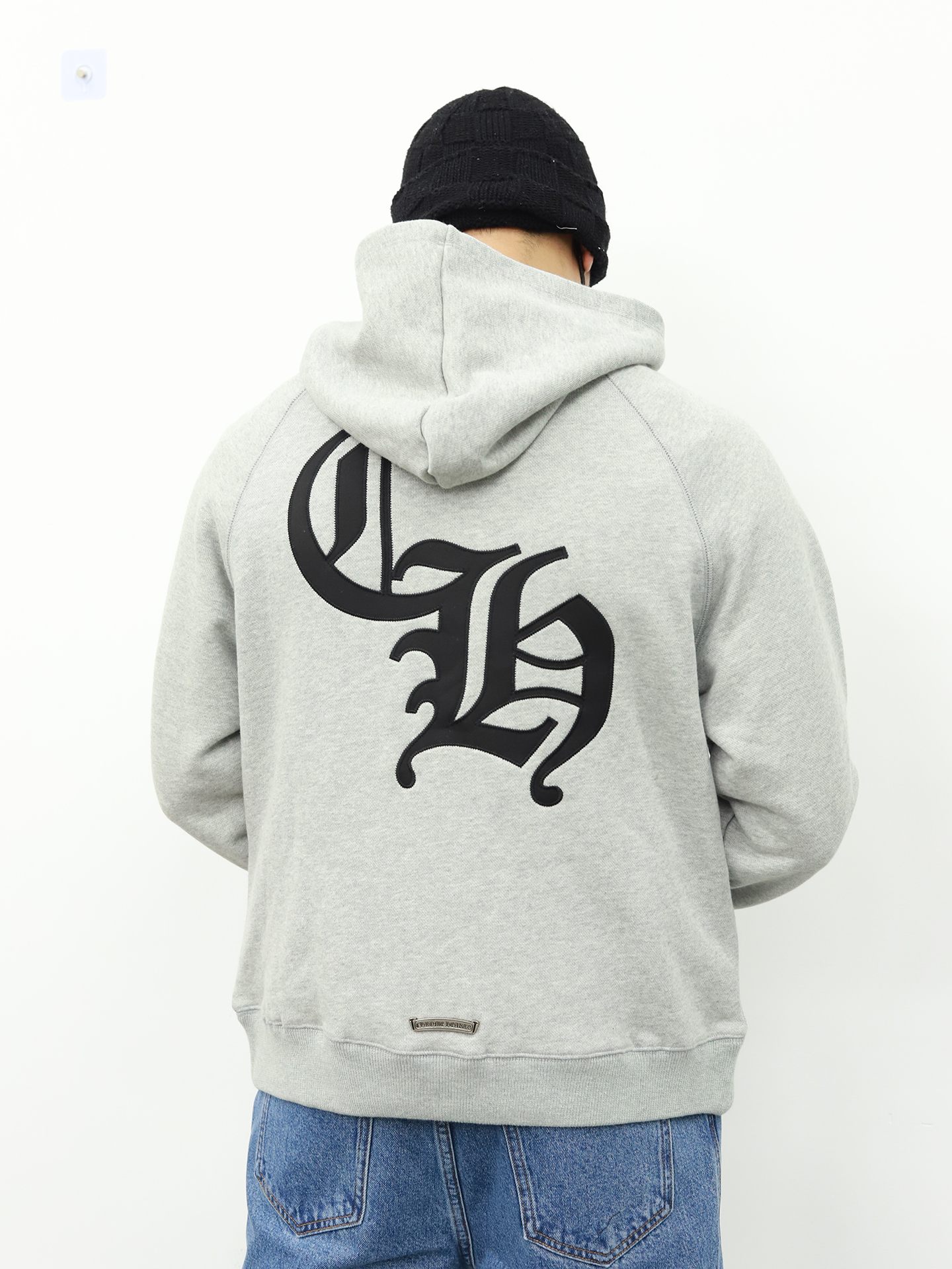 CH克罗心十字连帽卫衣 灰色