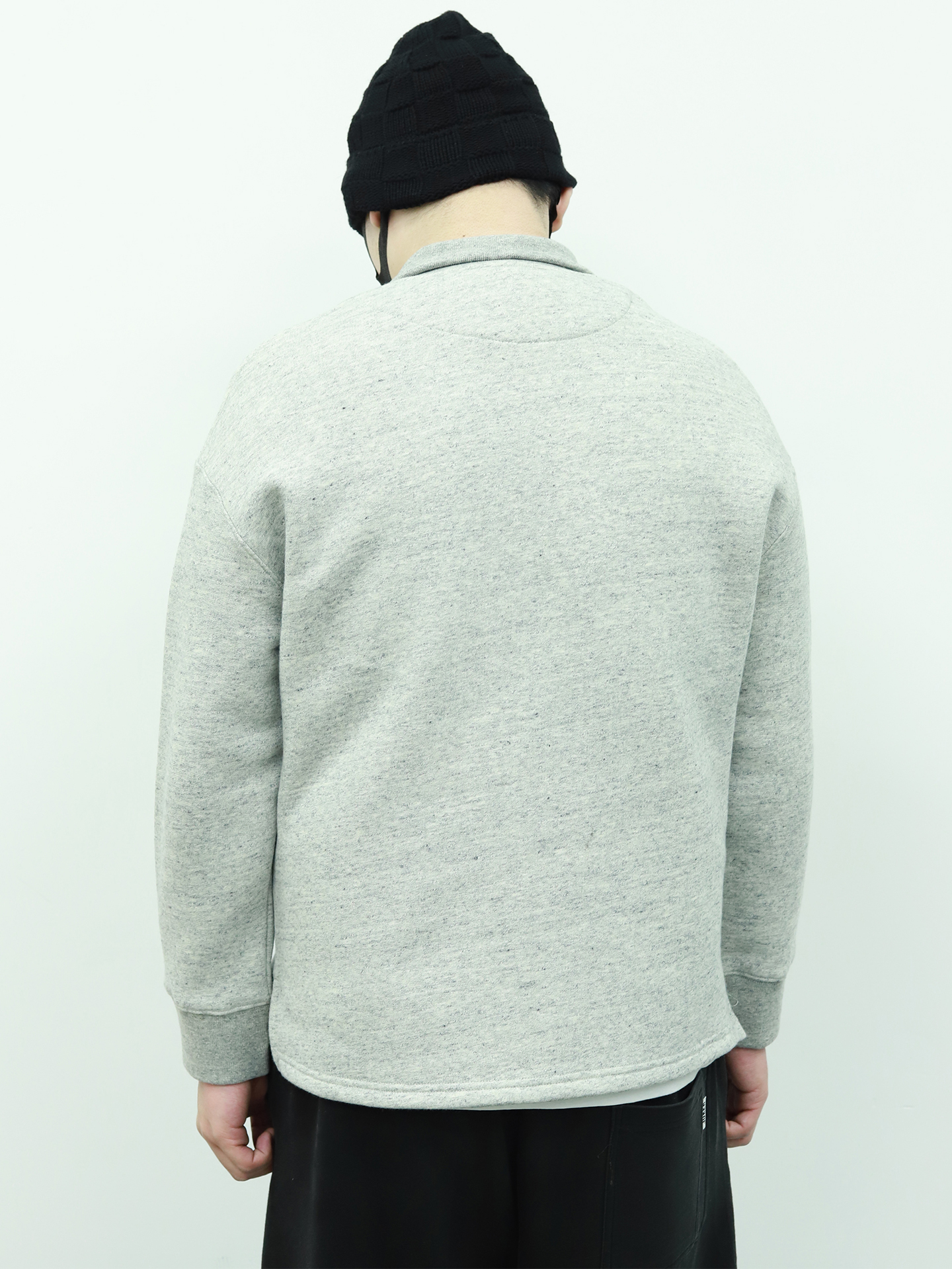 Loe High-neck fleece sweater