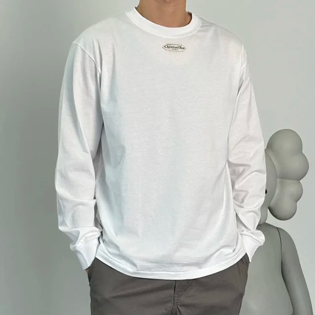 Dior CD Flat knit long sleeved T-shirt