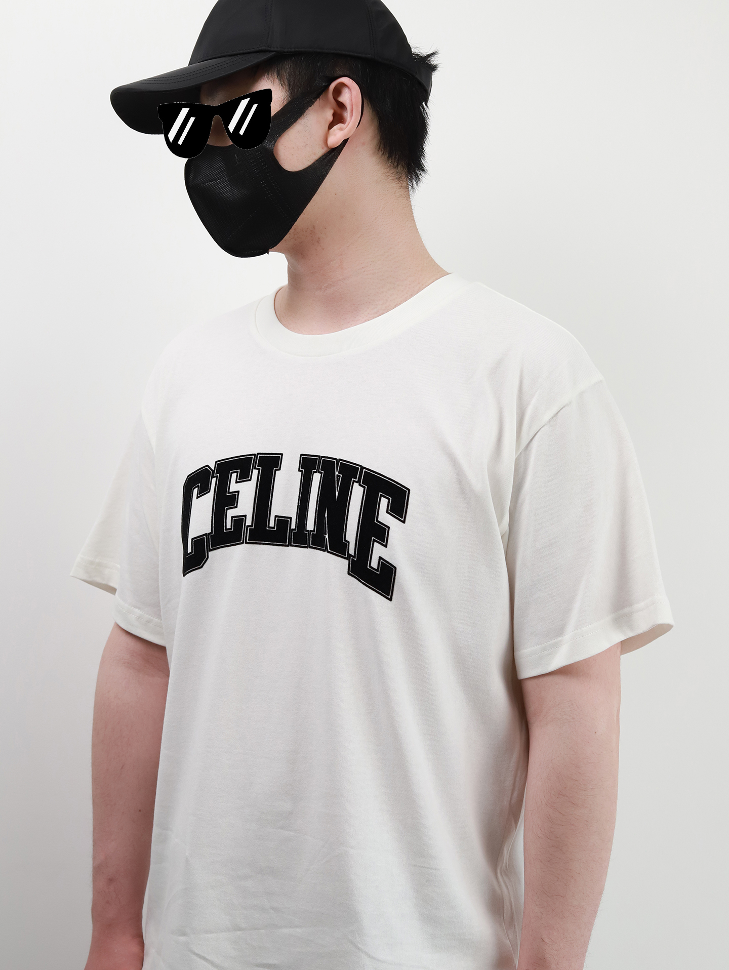 CE Flocking printing tee