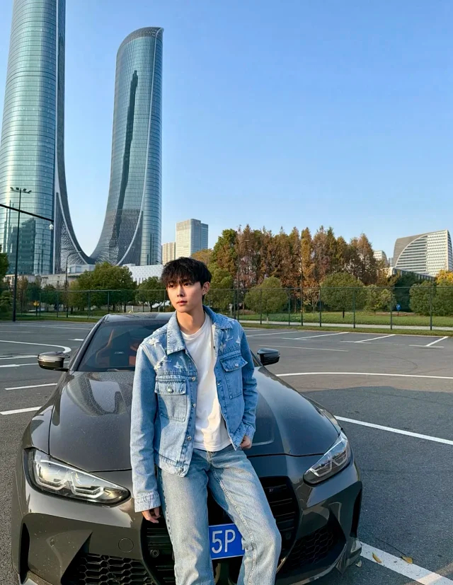 Item ID 9113 1V High-end custom FW26 Logo single-breasted lapel pocket long-sleeved denim jacket
