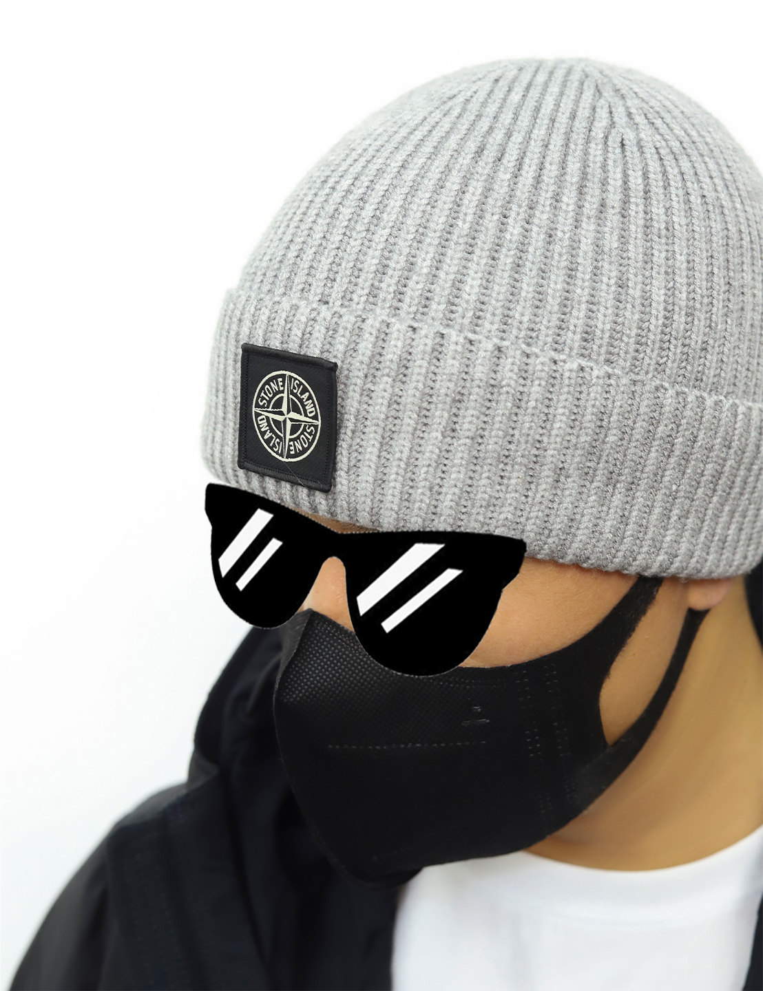 stone island线帽 杏色 灰色 黑色 3