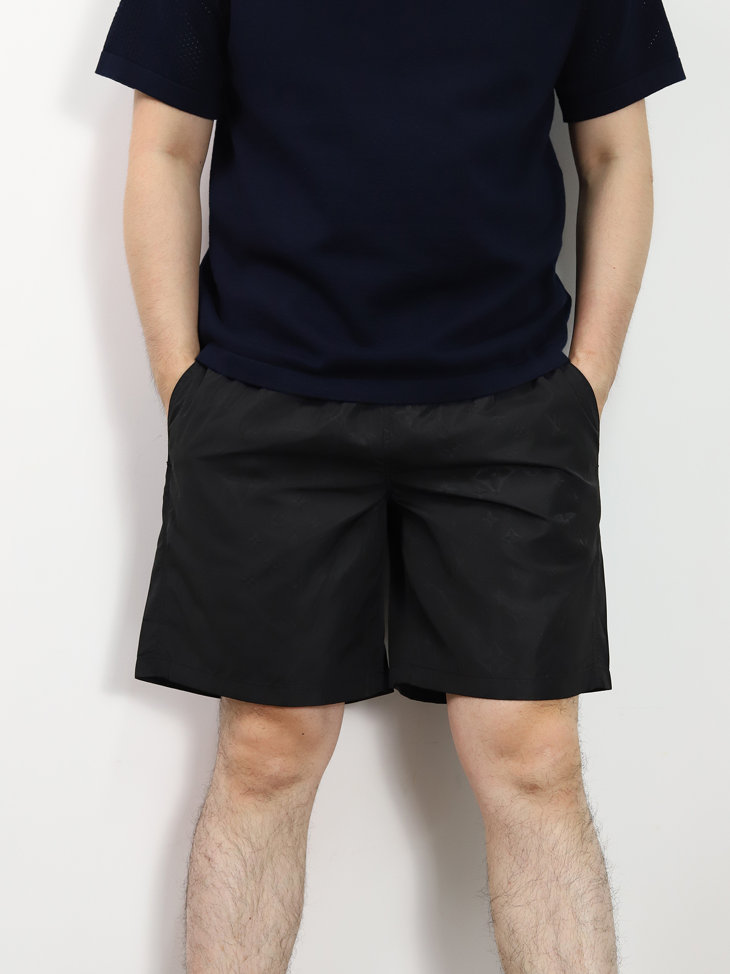 1V 3D Monogram swim shorts