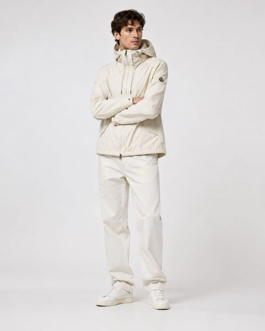 MON Orange stitched windbreaker - tear resistant tech
