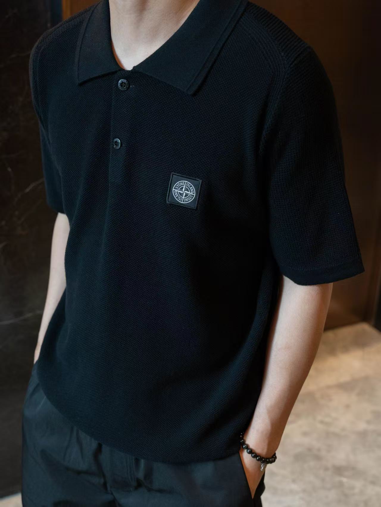 SI Patch Knitted Polo