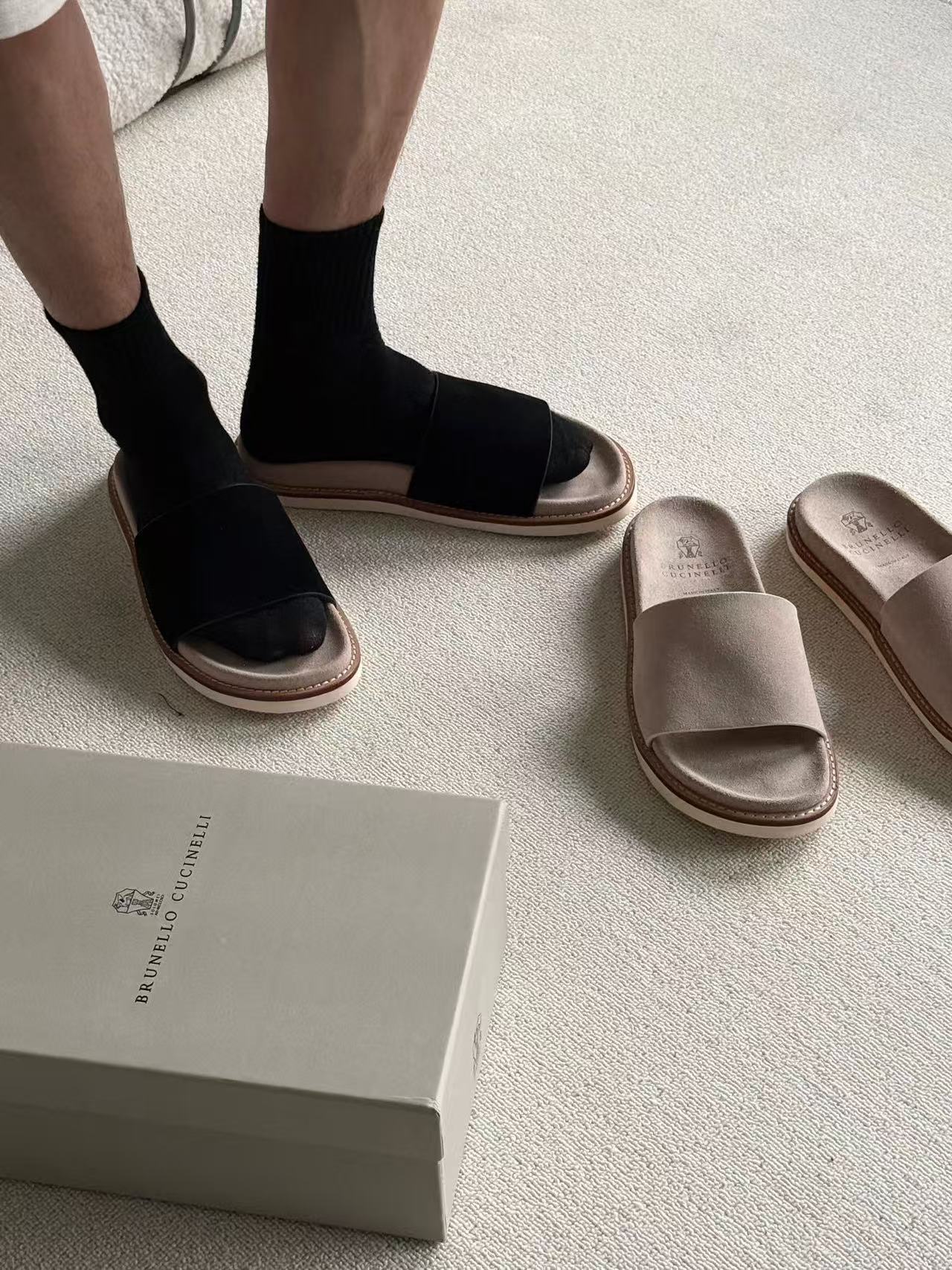 BC suede slippers