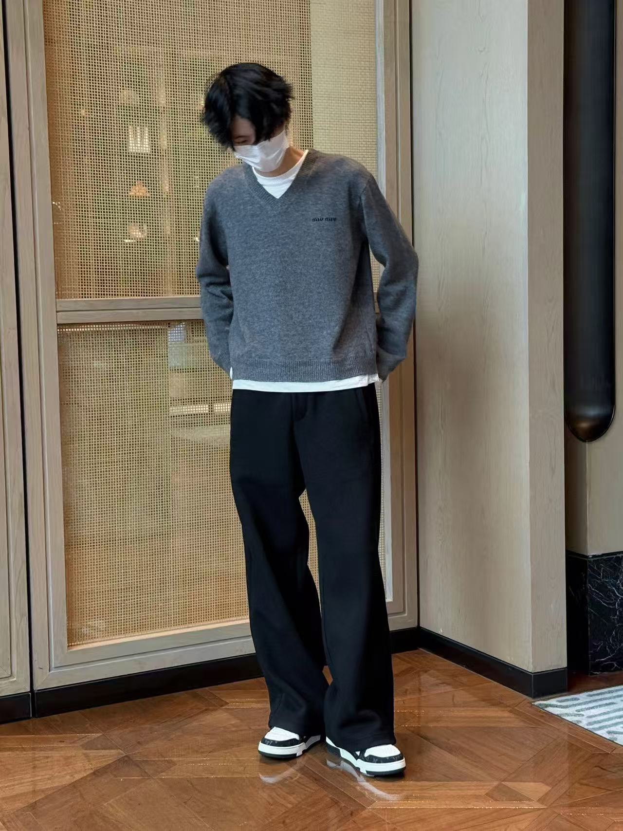 D1or Oblique jacquard webbing pants