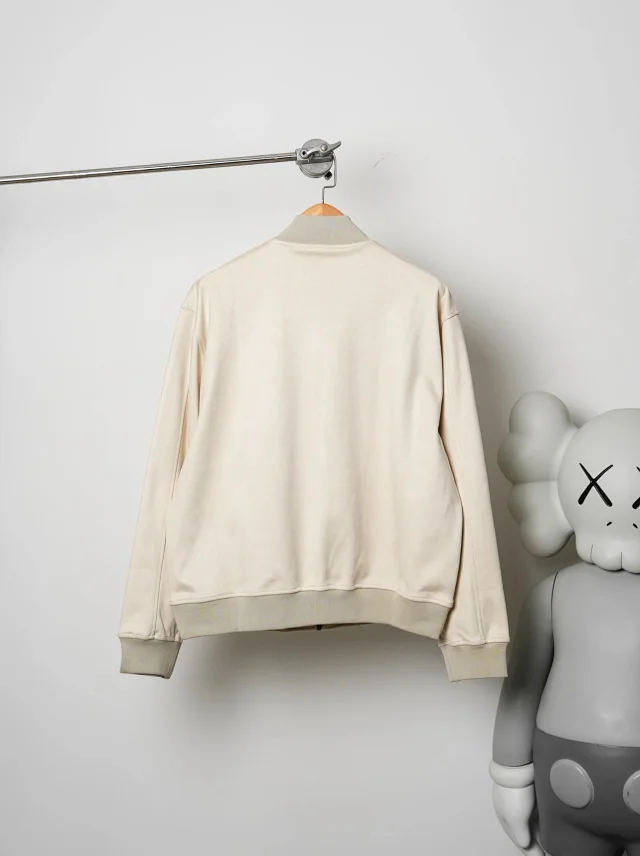 Item ID 9119 1V Imported suede like composite fabric with suede texture, pilot casual version jacket