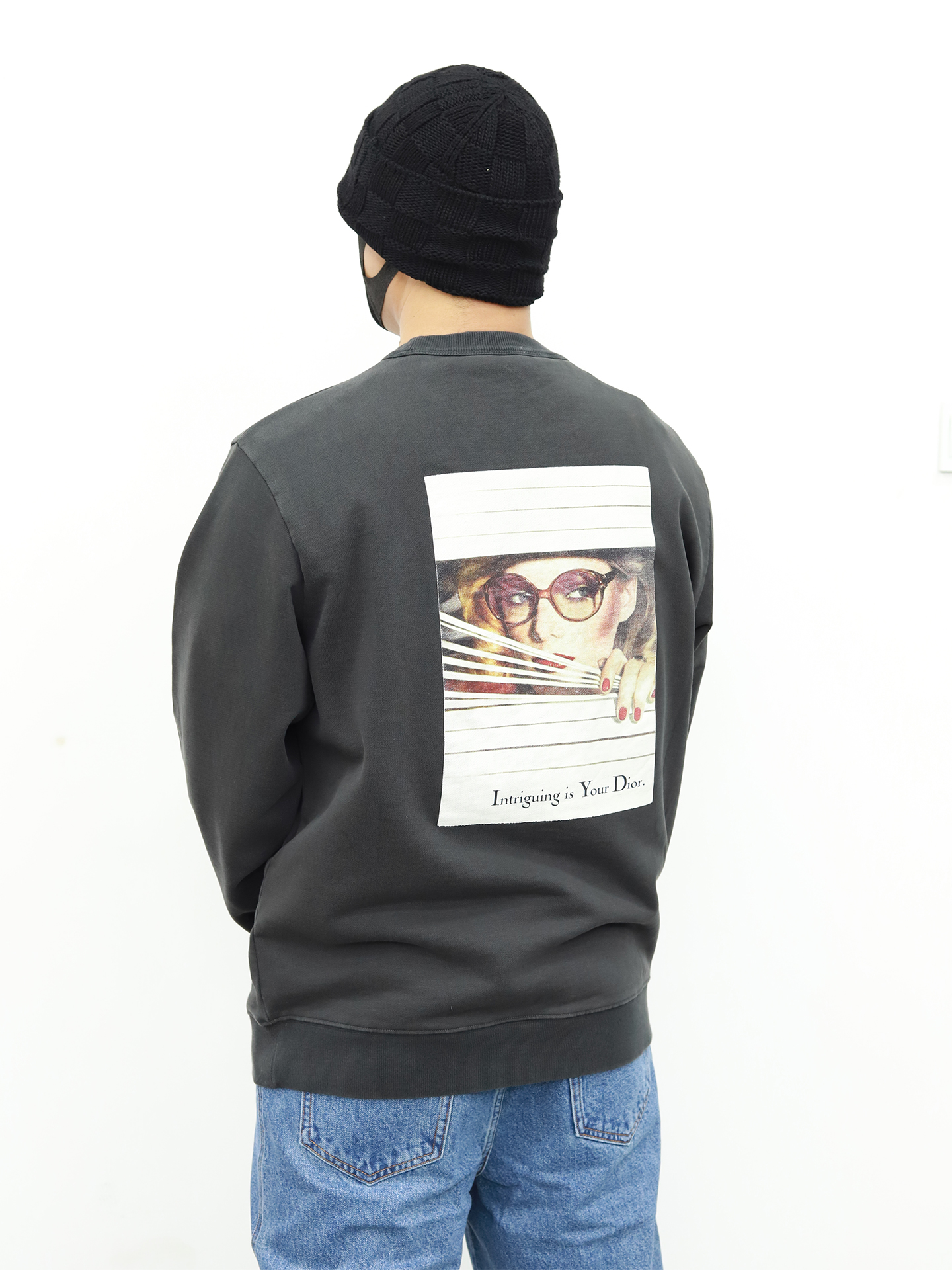 Dior 圆领长袖卫衣 灰色