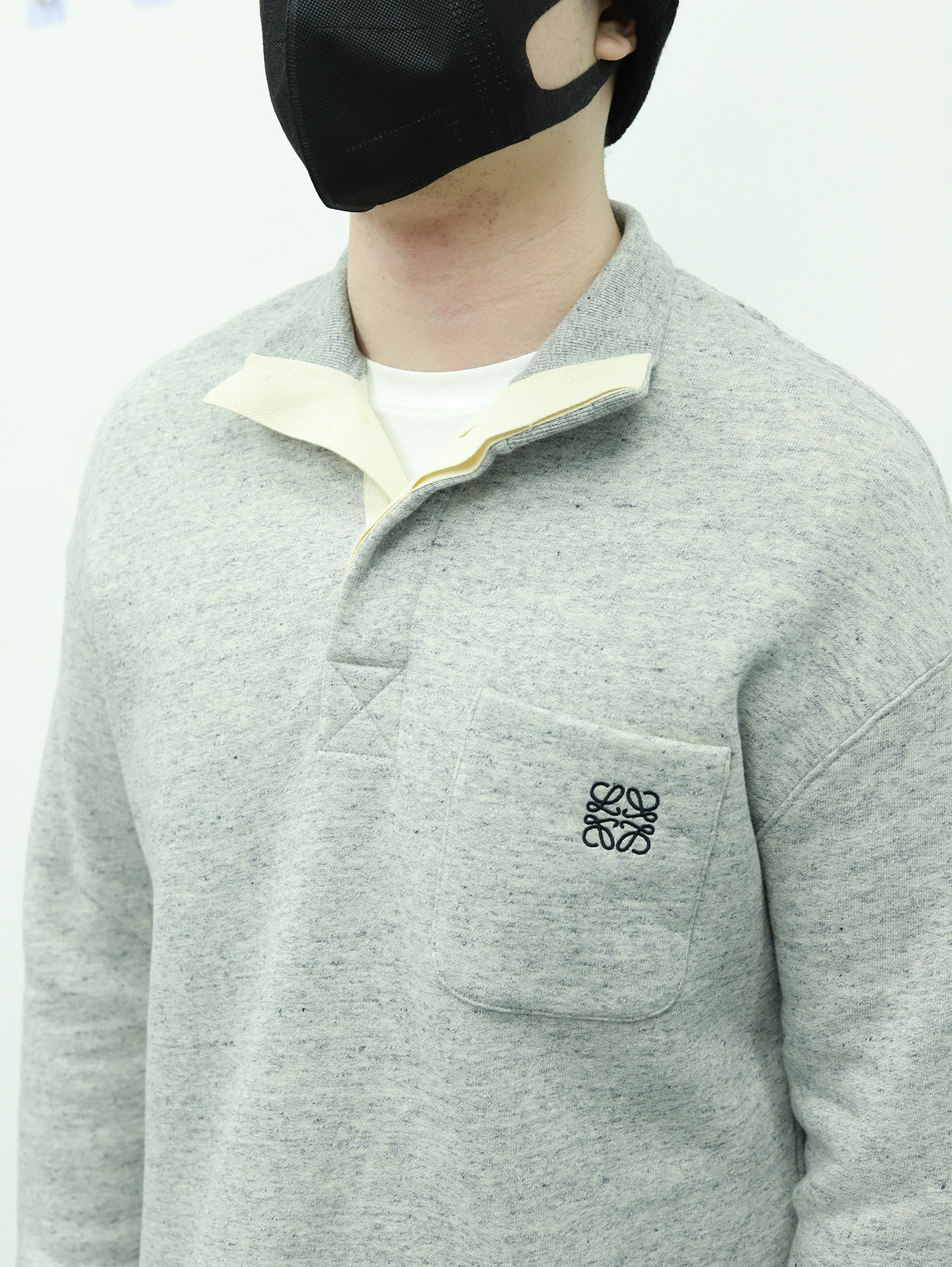 Loe High-neck fleece sweater