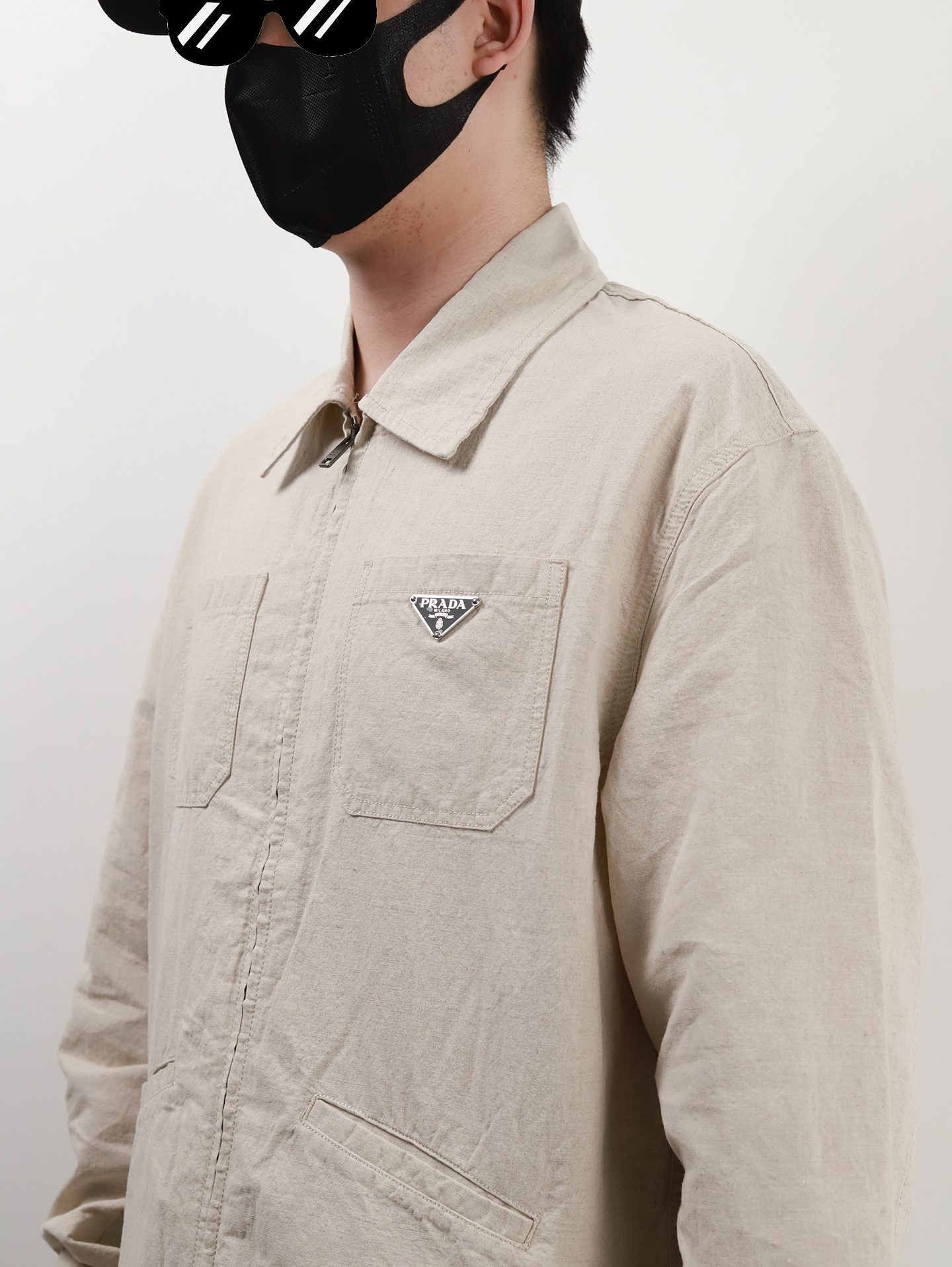 【KF badge】PRA linen jacket