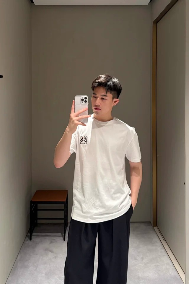 Item ID 9013 Loex Wain Joint 3D Embroidery Craftsmanship Round Neck Cat Embroidery