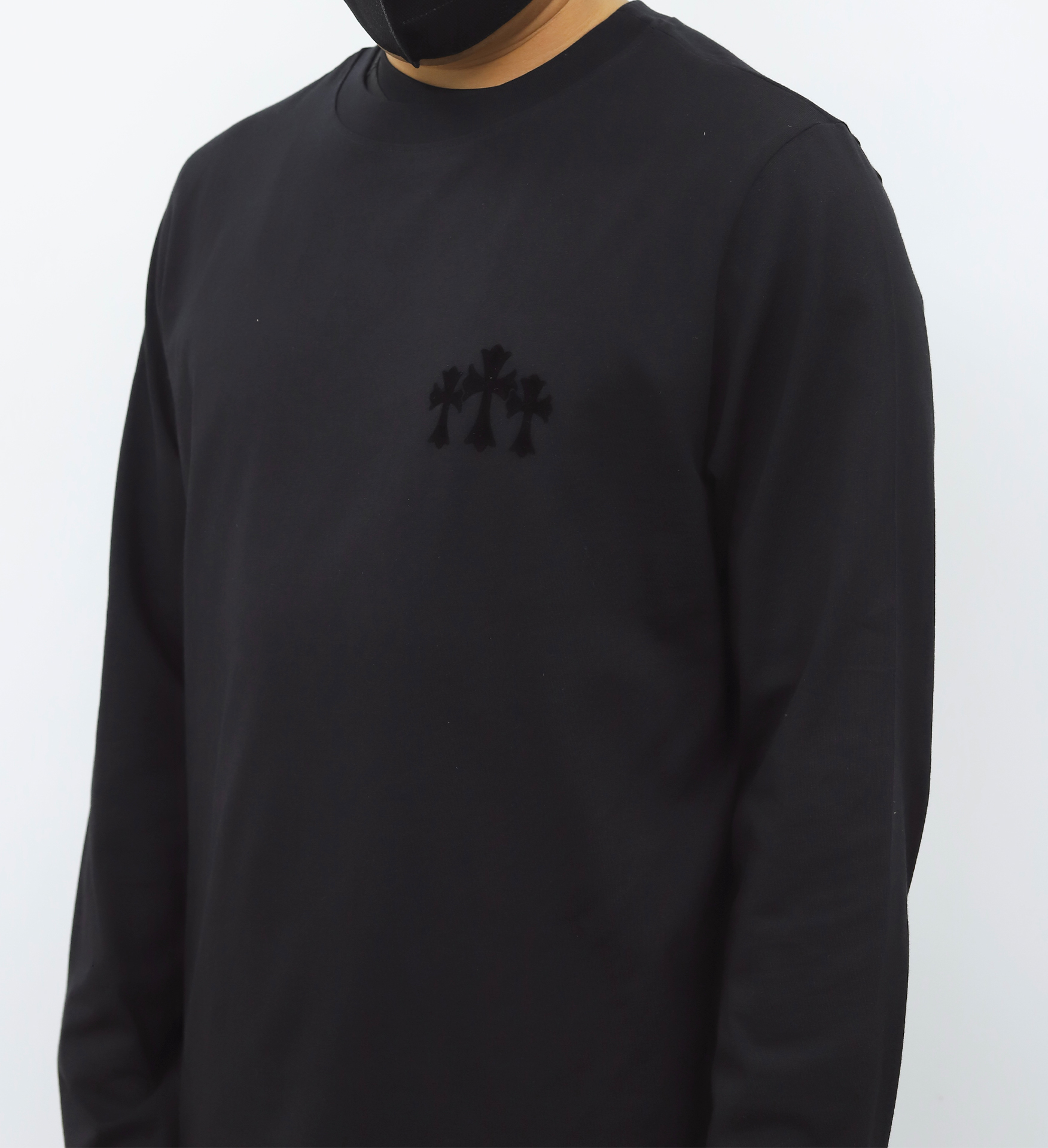 克罗心十字长袖 灰色