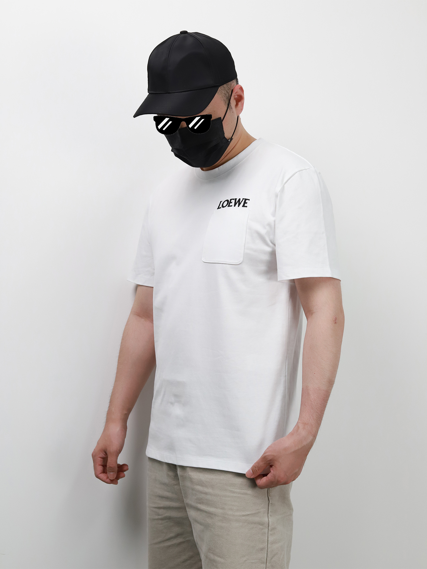 Loewe pocket embroidery tee