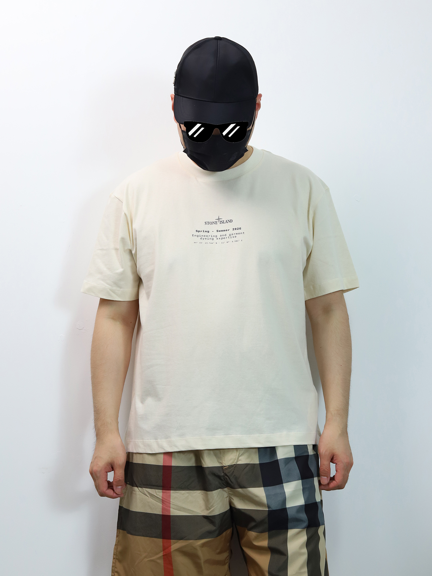 SI double fade print tee