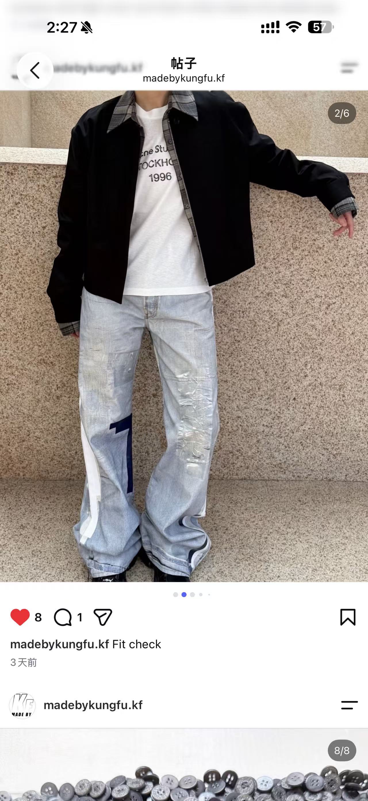 [Copy]1V 50% mulberry silk blended Monogram jacket 