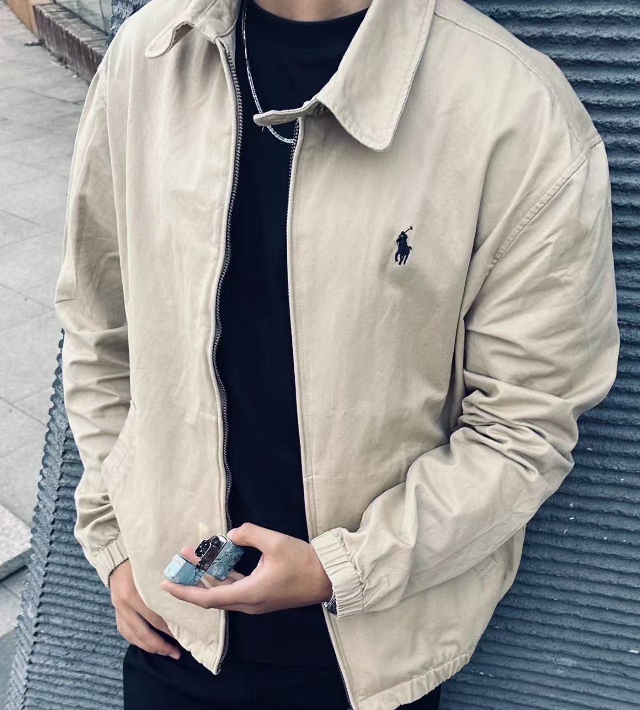 RL peach skin jacket